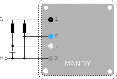 Mandy-Motor-Anlaufhilfe-Anschluss